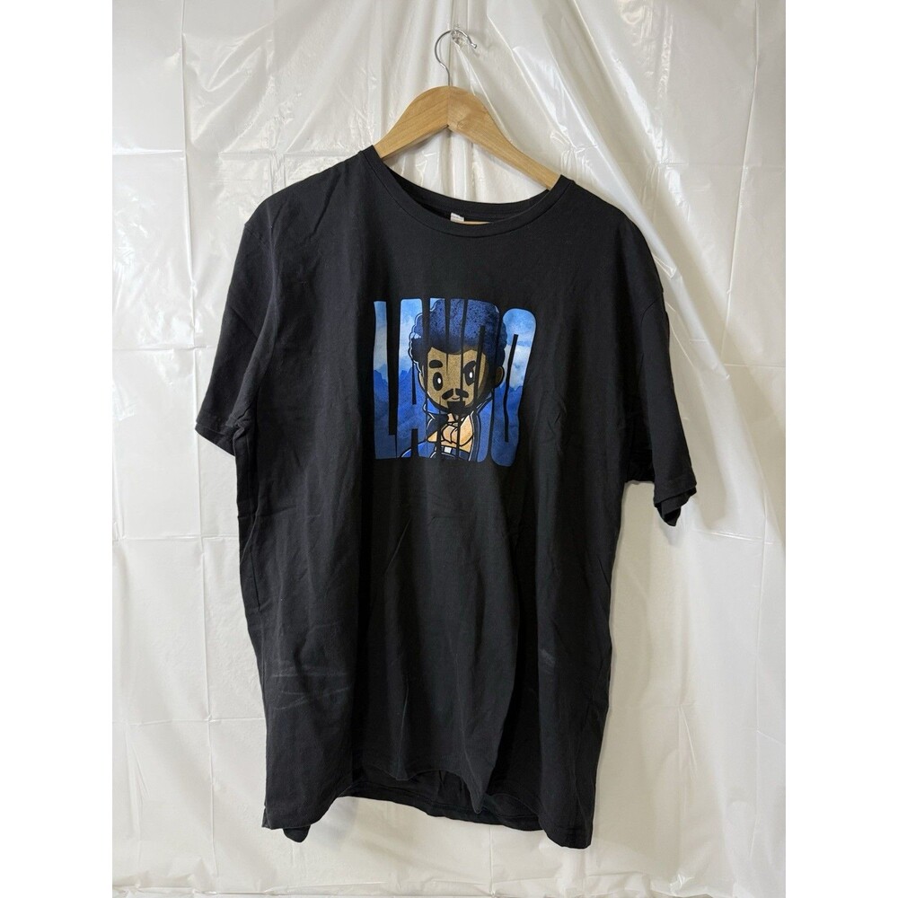 Star Wars Lando Calrissian T-Shirt Mens XL Black Disney Lucasfilm Graphic Tee